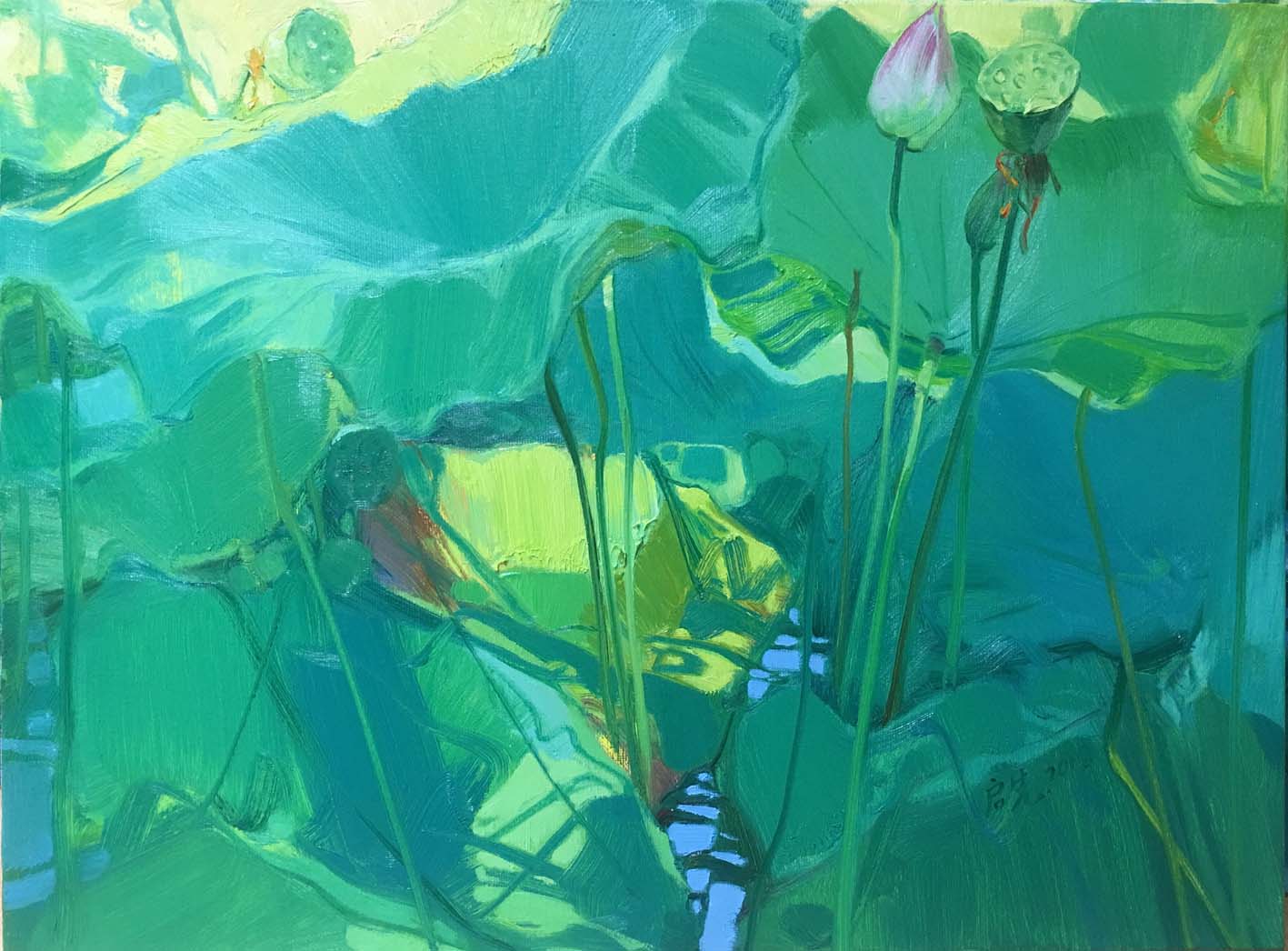 2013年 《舞动中国》涂启先油画个展(大唐艺术) 2013年-2014年于中央