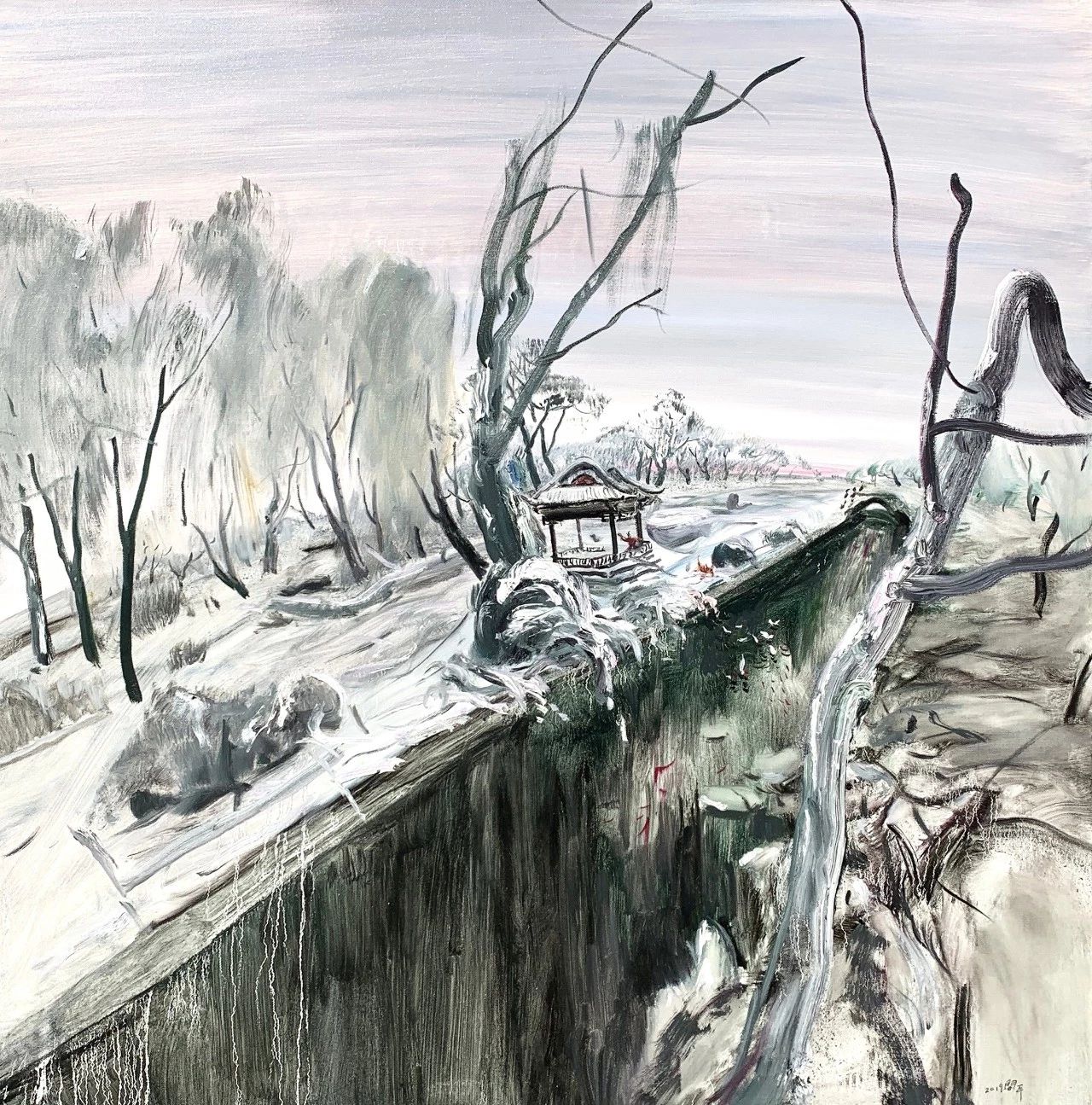 他在济南住下十年,画出济南的冬天